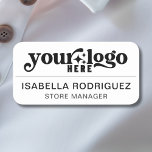 Etiqueta Para Nombres Magnetic Company Employee Name Tag<br><div class="desc">¿Buscando etiquetas de nombre de marca para sus empleados? Consulte la etiqueta de nombre del fastreador magnético del logotipo comercial de la empresa Personalizado. Puede añadir su logotipo y detalles muy fácilmente o personalizar aún más utilizando la herramienta de diseño. ¡Feliz marca!</div>