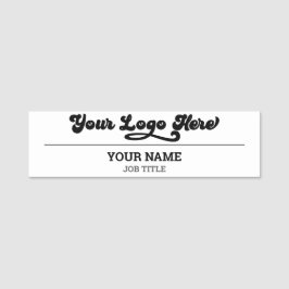 Etiqueta Para Nombres Magnetic Company Employee Name Tag