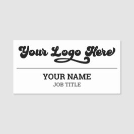 Etiqueta Para Nombres Magnetic Company Employee Name Tag