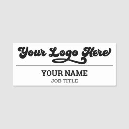 Etiqueta Para Nombres Magnetic Company Employee Name Tag