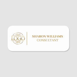 Etiqueta Para Nombres Magnético del Empleado con el logotipo comercial d