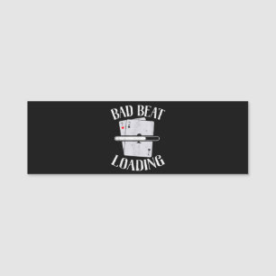 Etiqueta Para Nombres Mala apuesta Cargando Texas Holdem Casino Funny Po