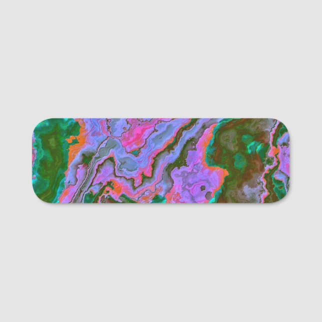 Etiqueta Para Nombres Marble agrio (Anverso)