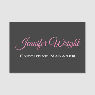 Etiqueta Para Nombres Minimalista Creativo Útil Durable Simple