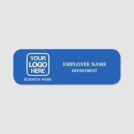 Etiqueta Para Nombres Modern Blue Custom Business Name Tag