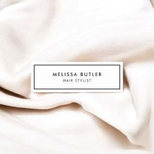 Etiqueta Para Nombres Moderno y elegante minimalista