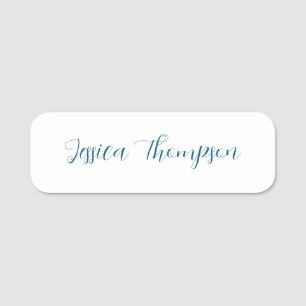 Etiqueta Para Nombres Moderno y elegante, sencillo profesional
