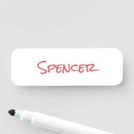 Etiqueta Para Nombres Monogram minimalist custom name 