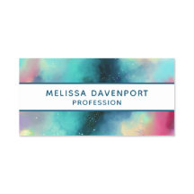 Nebulosa color verde y rojo moderno