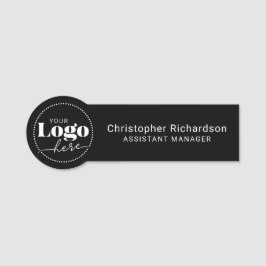 Etiqueta Para Nombres Negocio con logotipos personalizados para personal