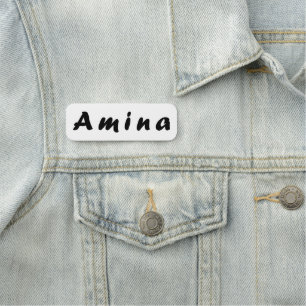 Etiqueta Para Nombres Nombre de Amina