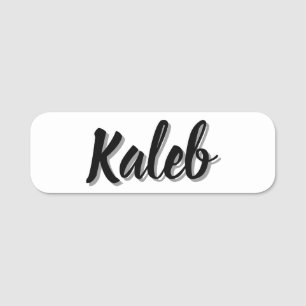 Etiqueta Para Nombres Nombre de los hombres de Kaleb,