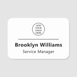 Etiqueta Para Nombres Nombre del personal del logotipo de la empresa de