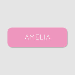 Etiqueta Para Nombres Nombre propio profesional Minimalista moderno de c