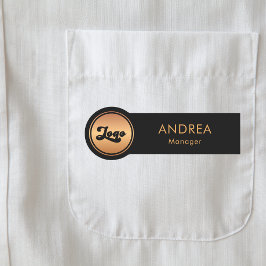 Etiqueta Para Nombres Nombre y título profesional del logotipo del círcu