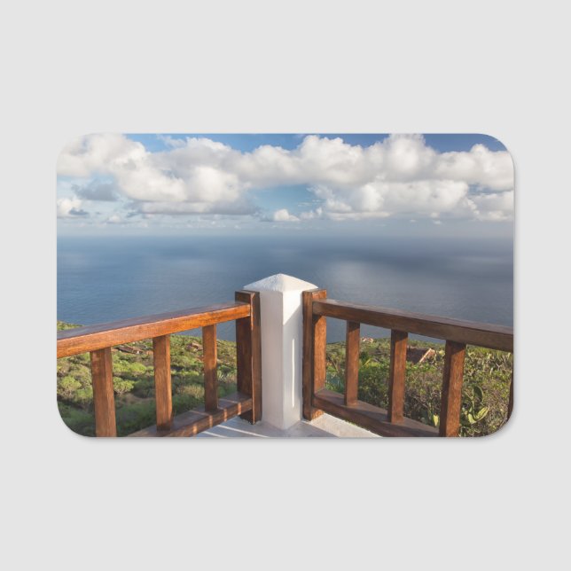 Etiqueta Para Nombres Océano Atlántico (Anverso)