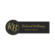 Oro negro simple profesional