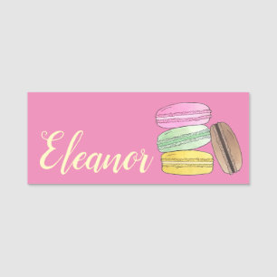 Etiqueta Para Nombres Pâtisserie francesa Pastry Bakery Macarons Bake Sh