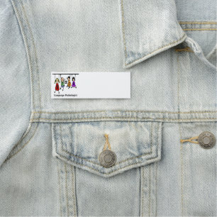 Etiqueta Para Nombres Patólogo de lenguaje de voz Personalizado de niños