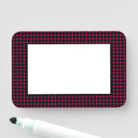 Patrón tejido en Personalizable negro