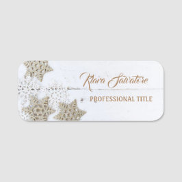 Etiqueta Para Nombres Perfecto Navidad Hermoso Star Ornament