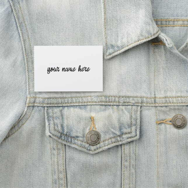 Etiqueta Para Nombres Personalización o Personalizar (In situ)