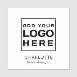 Etiqueta Para Nombres Personalizado de empleados minoristas con logotipo