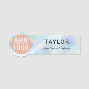 Etiqueta Para Nombres Personalizado del personal del logotipo de negocio