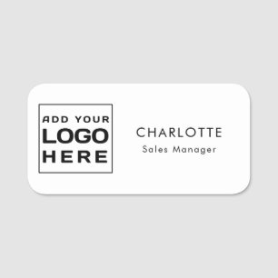 Etiqueta Para Nombres Personalizado del personal del logotipo profesiona