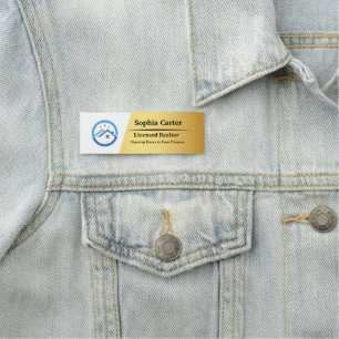 Etiqueta Para Nombres Personalizado Empresa Logotipo comercial Empleado 