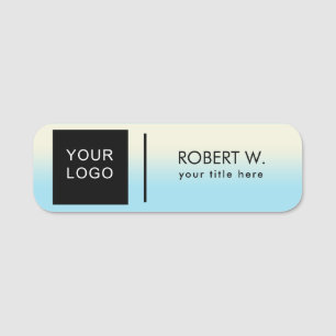 Etiqueta Para Nombres Personalizado Empresa Profesional Business Logo Om