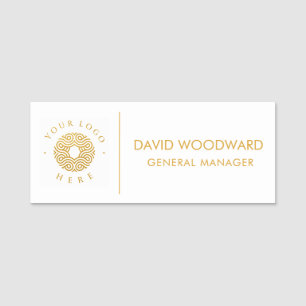 Etiqueta Para Nombres Personalizado Logotipo de la Empresa Personal