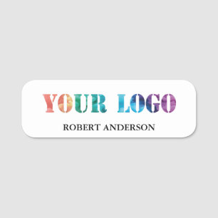 Etiqueta Para Nombres personalizado logotipo empresarial profesional bla