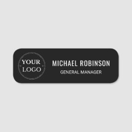Etiqueta Para Nombres Personalizado Nombre De Empleado Logotipo Pin Magn