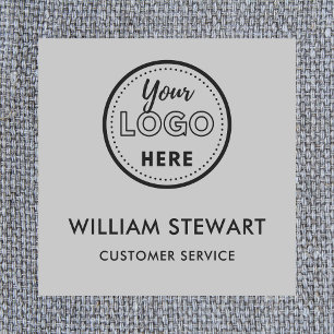 Etiqueta Para Nombres Personalizado Profesional Gris Personal del logoti
