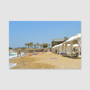 Etiqueta Para Nombres Playa de Gouves en Creta