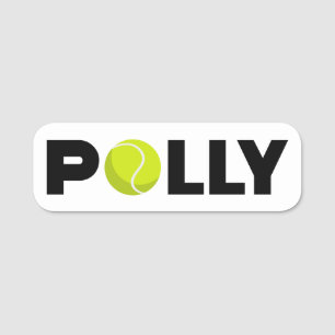 Etiqueta Para Nombres Polly Tennis