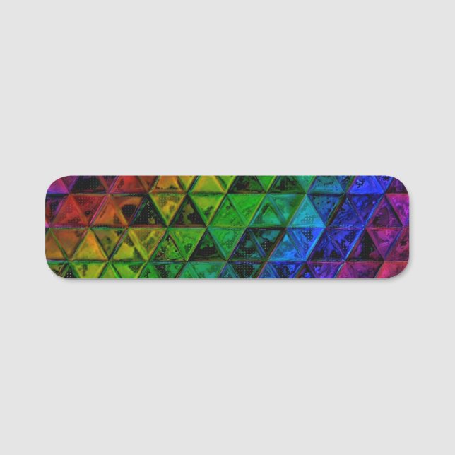 Etiqueta Para Nombres Pride Glass  (Anverso)