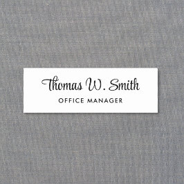 Etiqueta Para Nombres Profesional de guiones modernos