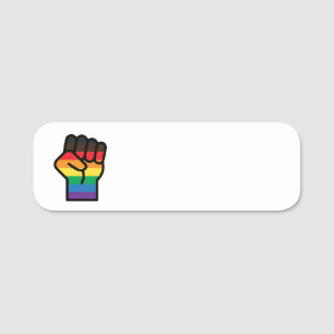 Etiqueta Para Nombres Puño del orgullo gay