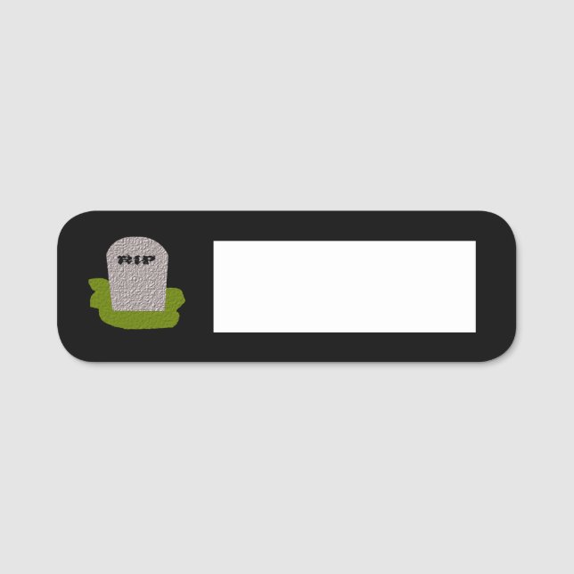 Etiqueta Para Nombres QEPD Tombstone (Anverso)
