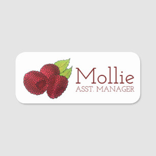 Etiqueta Para Nombres Raspberry Raspberries Berries Fruto de Berry