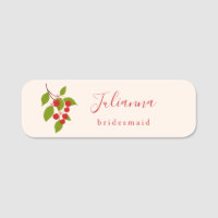 Regalo personalizado para dama de honor con cereza