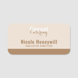 Etiqueta Para Nombres Restauración Gourmet