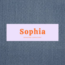 Retro Bold Serif Simple Verde Lavanda Naranja