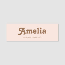 Retro Simple Rosa Naranja