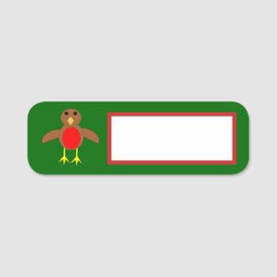 Etiqueta Para Nombres Robin navidades