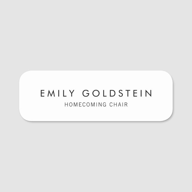 Etiqueta Para Nombres SDT Tulane (Anverso)