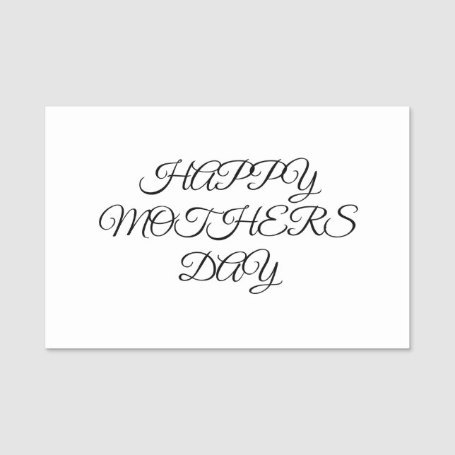 Etiqueta Para Nombres Sencillo logo de personalizado minimalista elegant (Anverso)