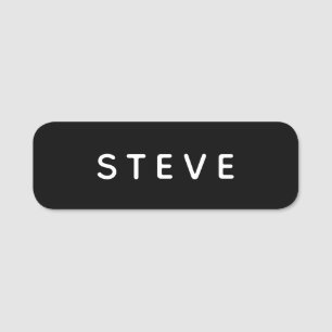 Etiqueta Para Nombres Sencillo negocio de personal profesional